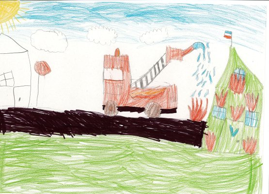 La voiture anti-feu - Athéna Y.