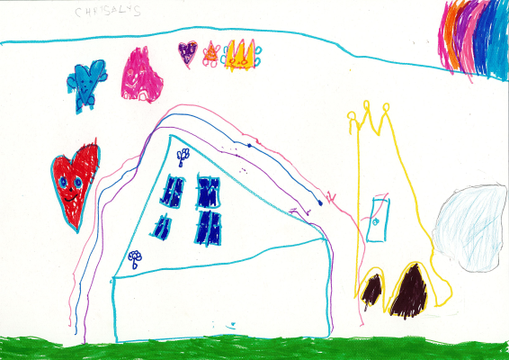 La voiture couronnée de fleurs - Chrisalys L.