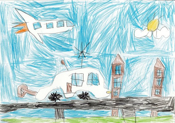 La voiture hélicoptère - Evan L.