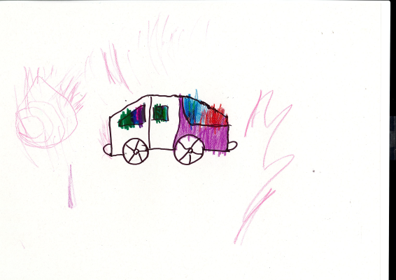 La voiture multicolore - Lluvia 